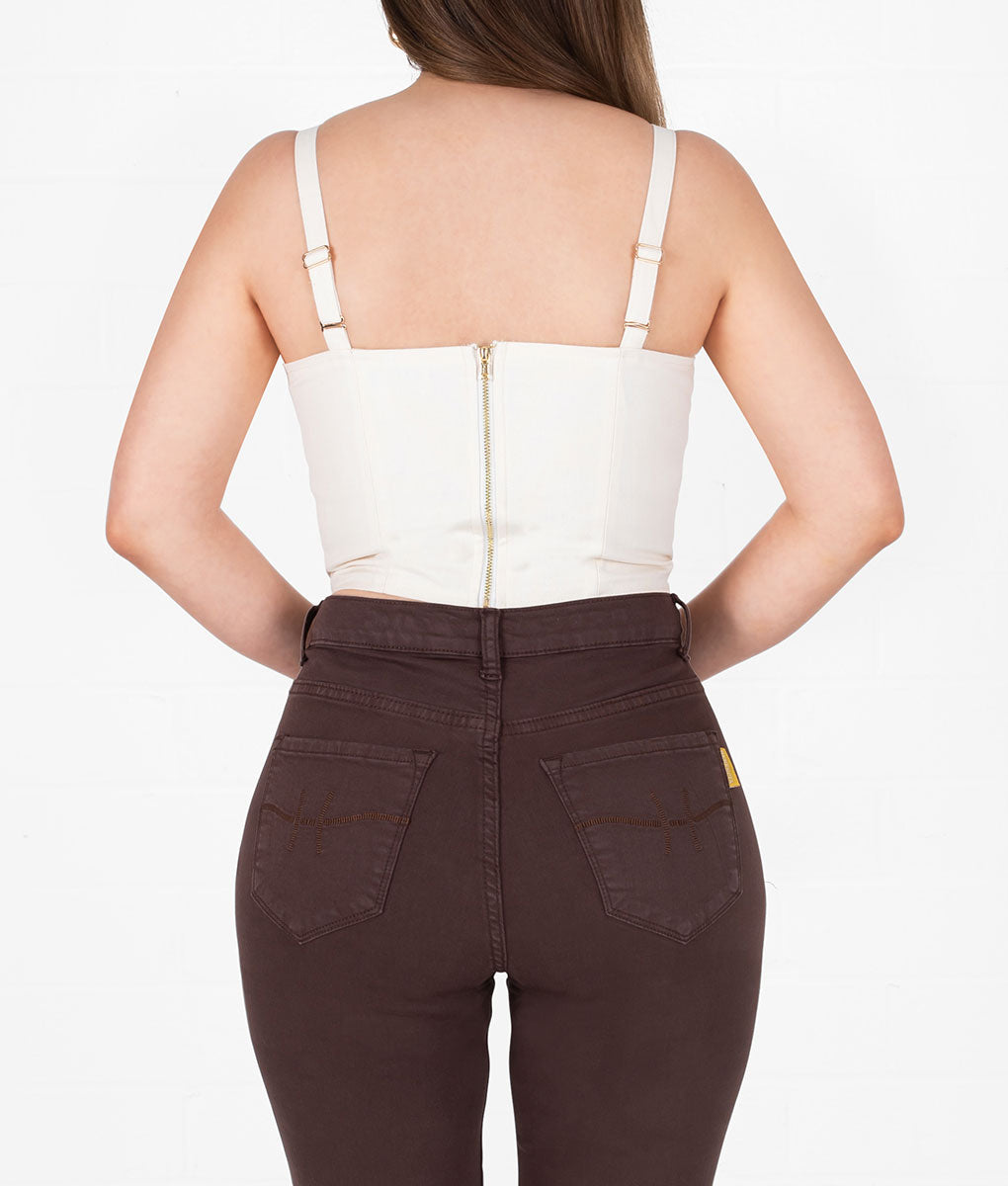 Marisol Embroidered Corset Top