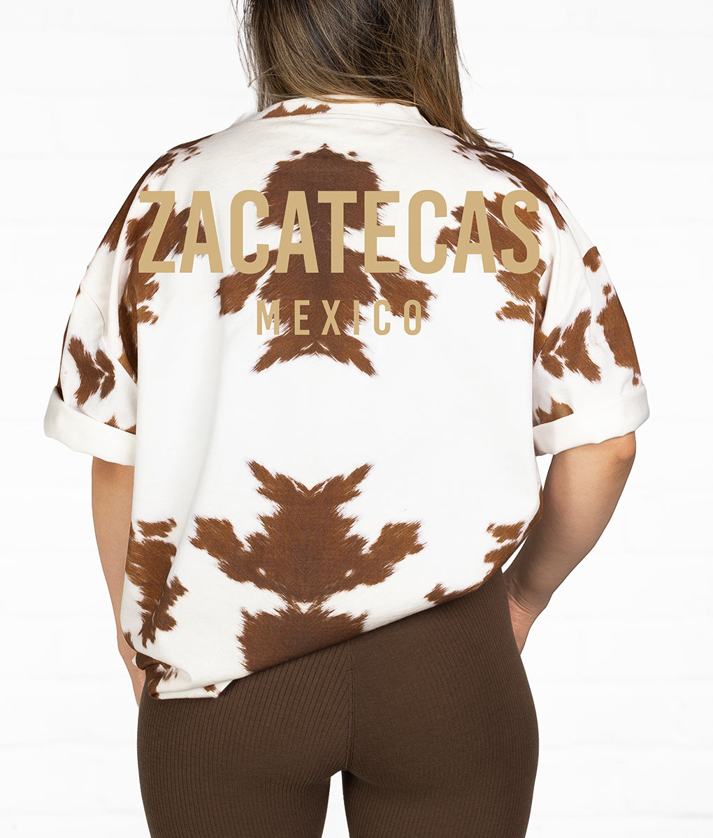 Cowhide State Oversized Tee