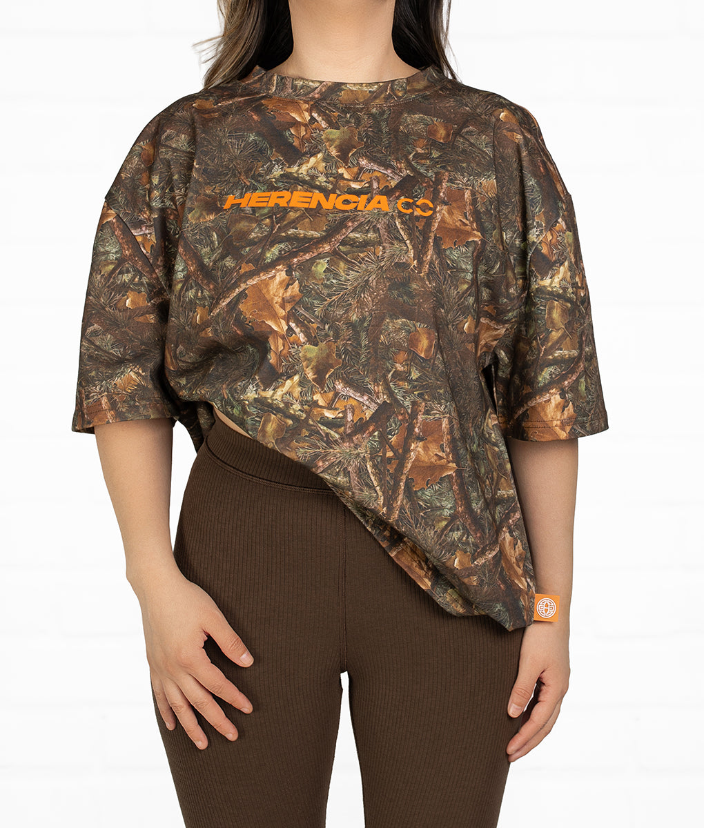 Camo State Oversized Tee