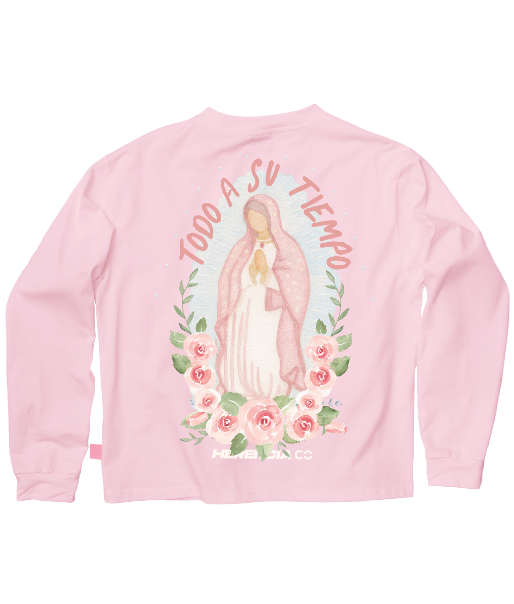Todo A Su Tiempo Oversized Long Sleeve (PINK)