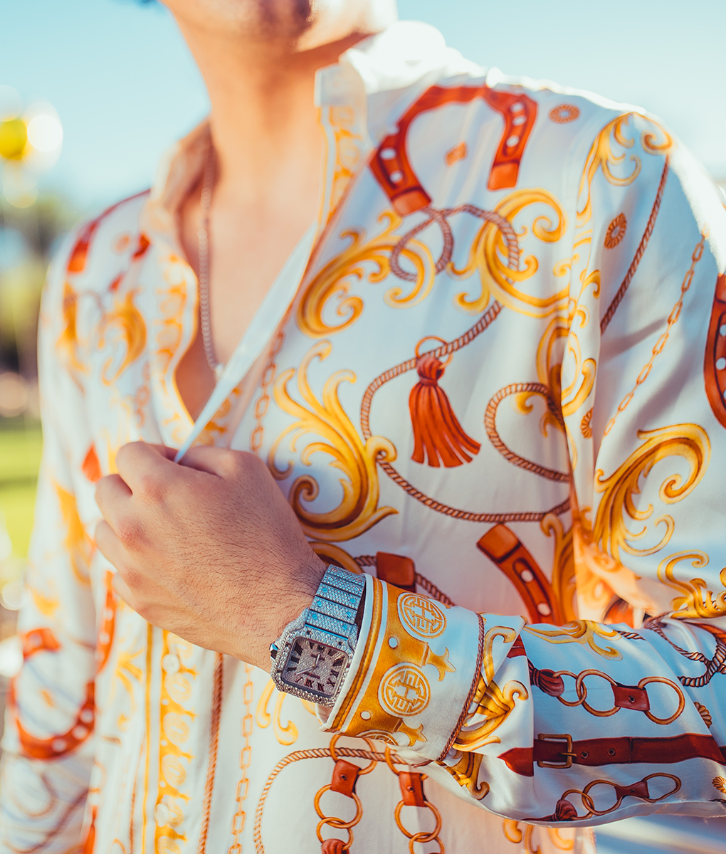 Porte Fino Men's Silk Button-Down