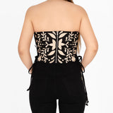 Sol Embroidered Corset Top-Holiday Edition