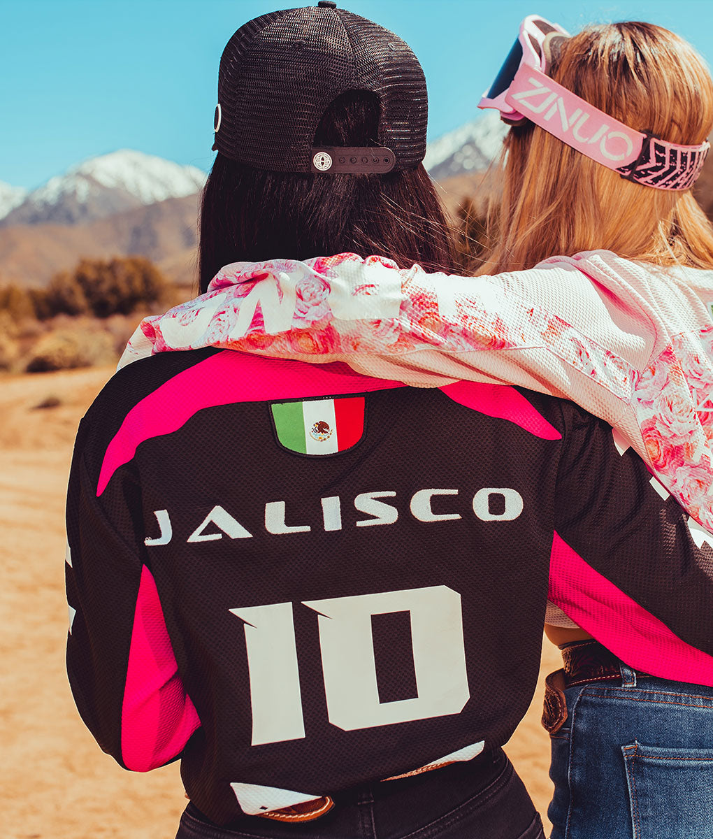 Hot Pink Last Name Unisex Off-road Jersey VOL 2