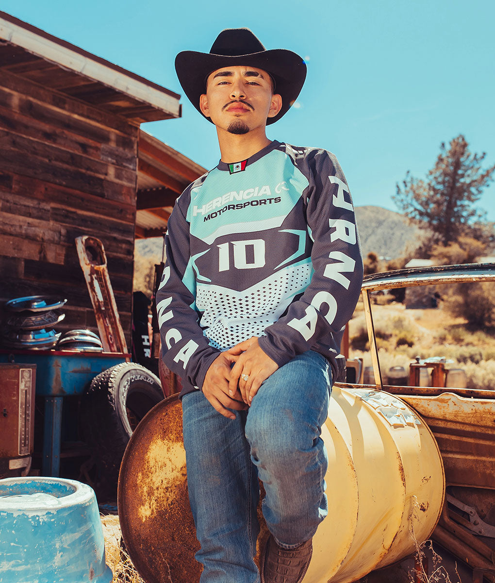 Light Blue Last Name Unisex Off-road Jersey VOL 2