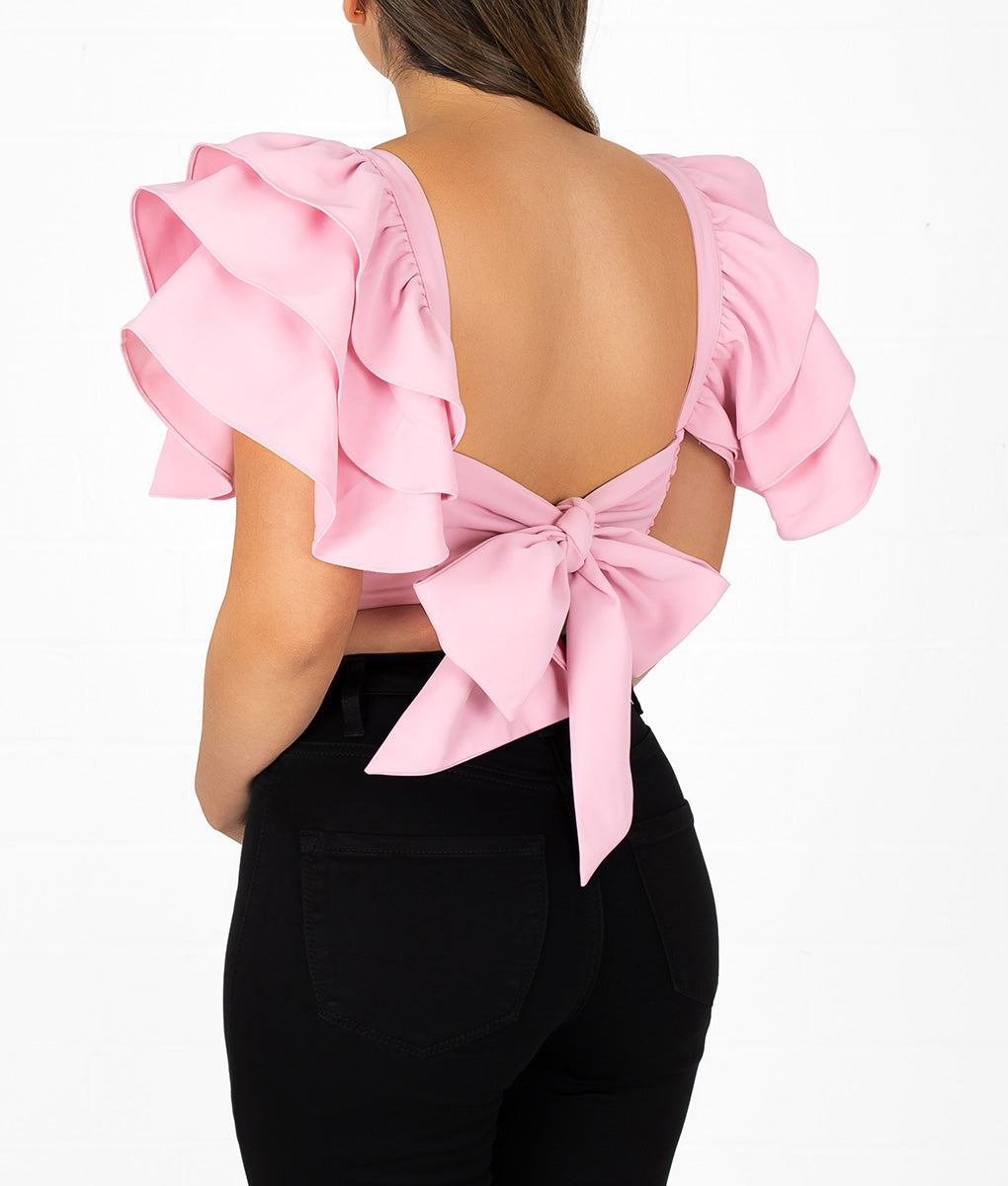 Consentida Ruffle Top
