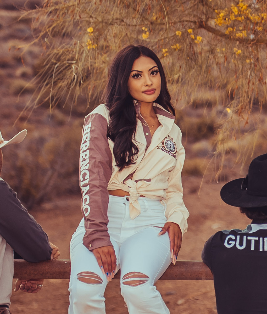 Brown State Women's Jaripeo Button-Down