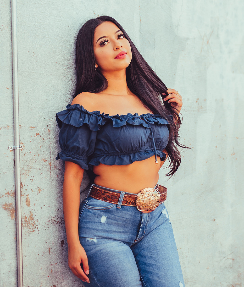 Juanita Off The Shoulder Crop Top