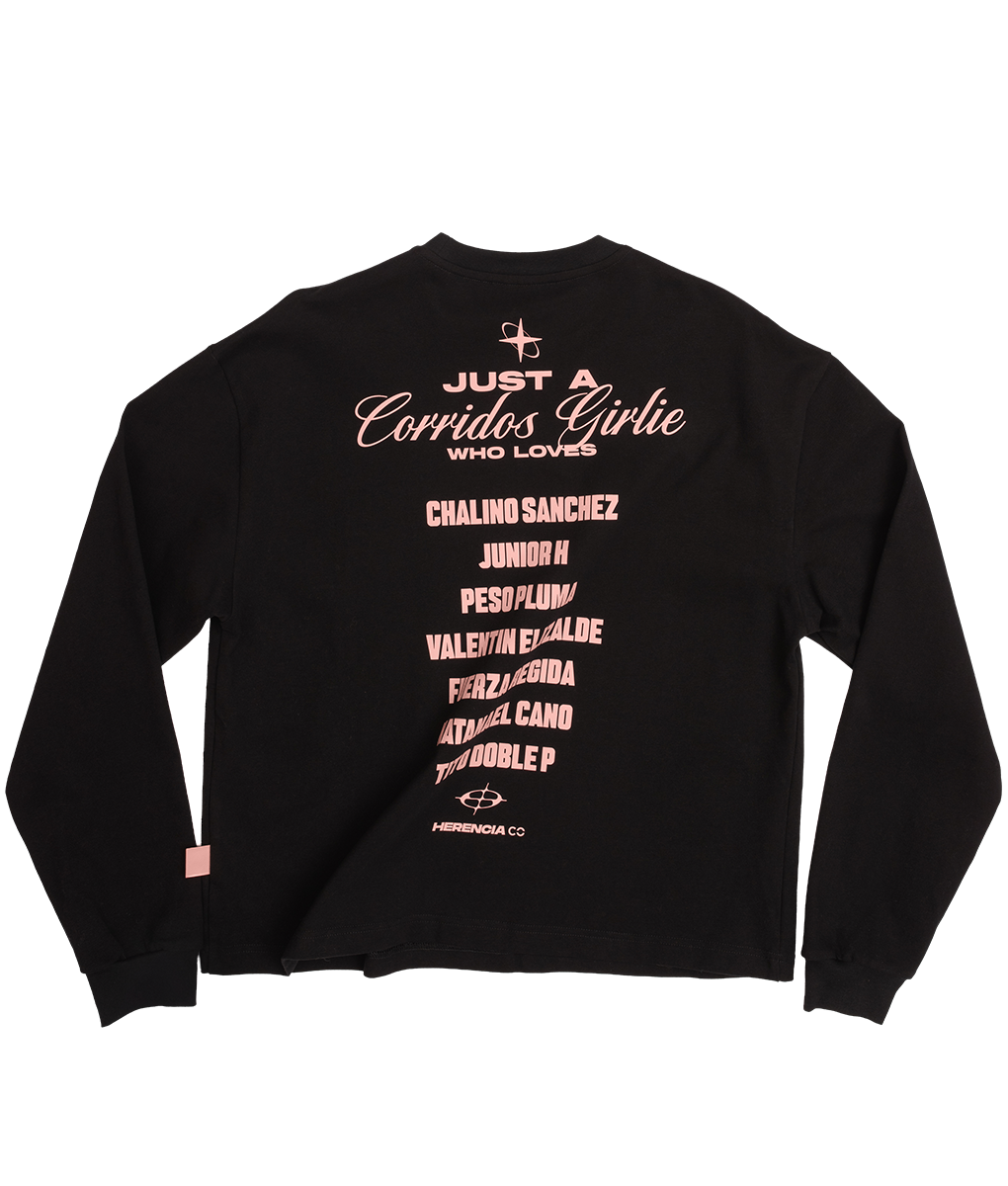 JUST A CORRIDOS GIRLIE OVERSIZED LONG SLEEVE