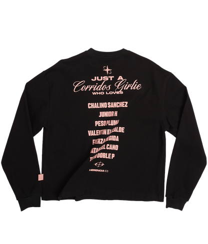 JUST A CORRIDOS GIRLIE OVERSIZED LONG SLEEVE