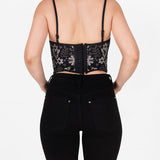 Patrona Embroidered Corset Top
