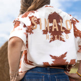 Cowhide State Oversized Tee