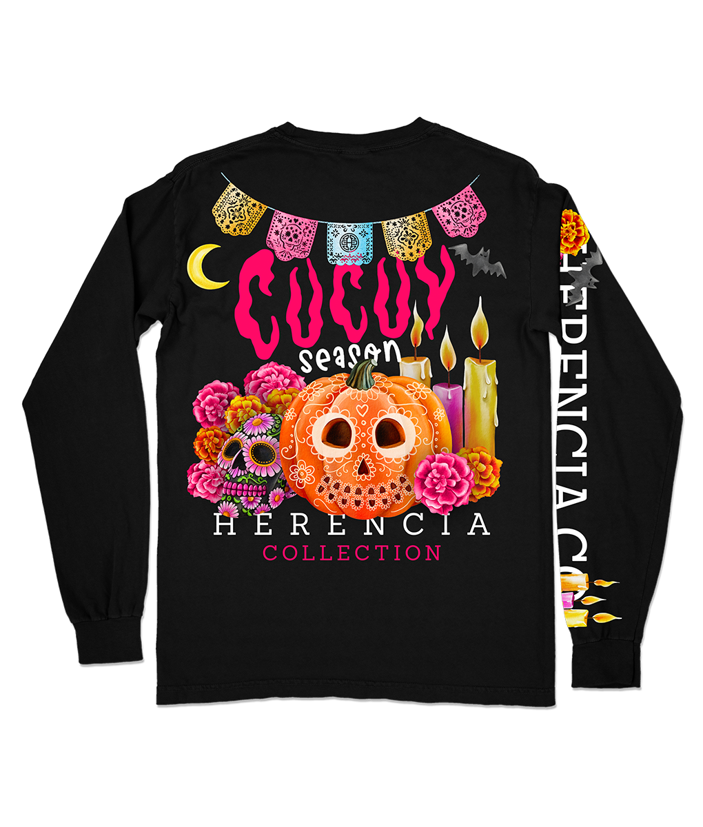 Cucuy Season Long Sleeve Pocket Tee PREORDER