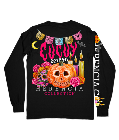 Cucuy Season Long Sleeve Pocket Tee PREORDER