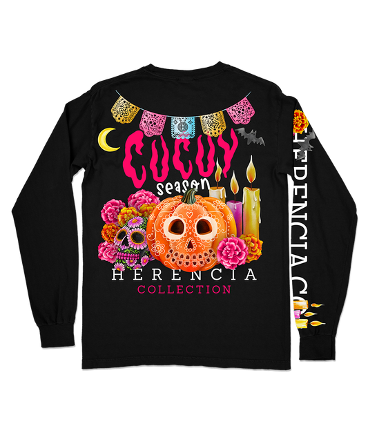 Cucuy Season Long Sleeve Pocket Tee PREORDER