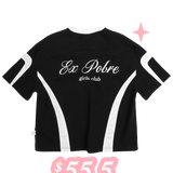 EX-POBRE GIRLS CLUB OVERSIZED SHORT SLEEVE (BLACK)