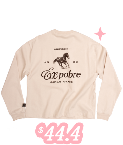 EX-POBRE HORSE OVERSIZED LONG SLEEVE