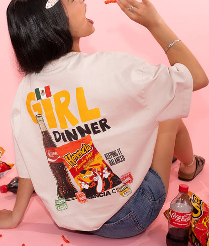 Girl Dinner Oversized Tee