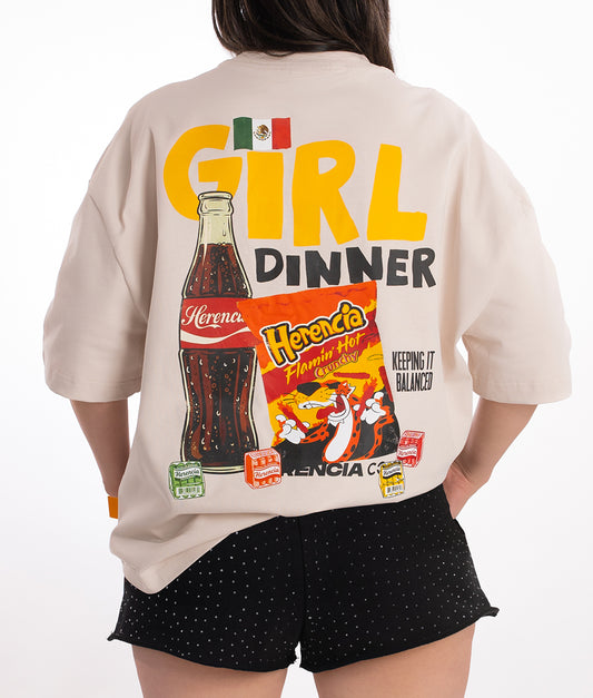 Girl Dinner Oversized Tee