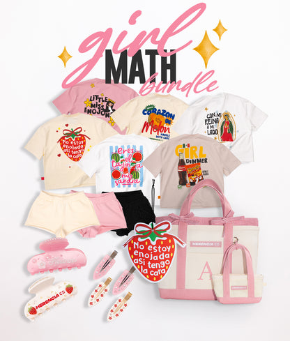 GIRL MATH BUNDLE (EVERYTHINNNNNNG) 6 TEES/3 SHORTS & MORE