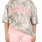 Light Camo State Oversized Tee
