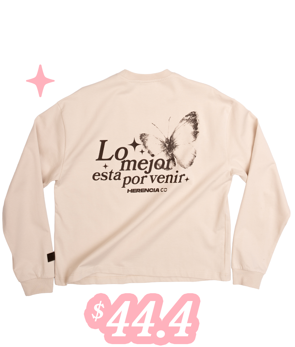 LO MEJOR ESTA POR VENIR OVERSIZED LONG SLEEVE