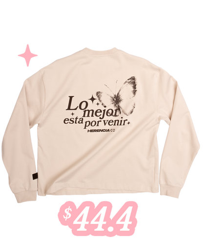 LO MEJOR ESTA POR VENIR OVERSIZED LONG SLEEVE