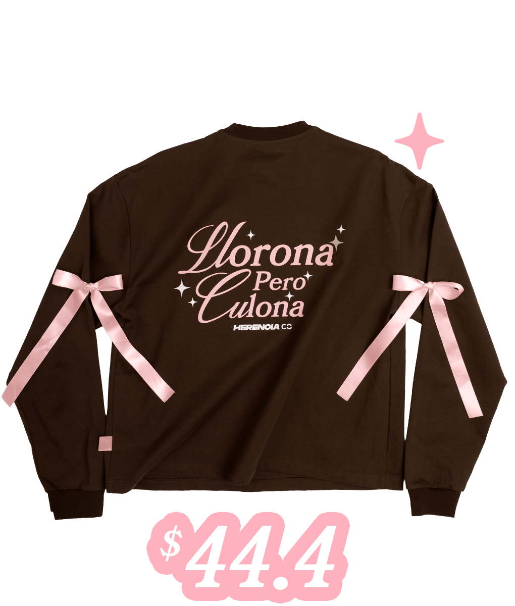 LLORONA PERO CULONA OVERSIZED LONG SLEEVE