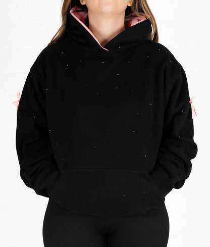 Pretty Girls Listen To Corridos Rhinestone Hoodie