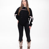 Pretty Girls Listen To Corridos Rhinestone Oversized Tee