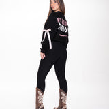 Pretty Girls Listen To Corridos Rhinestone Oversized Tee