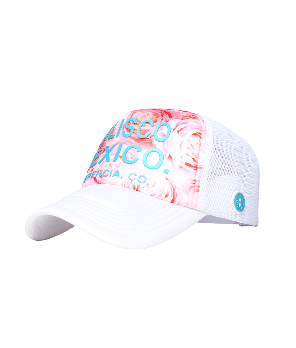 Pink Floral State Hat Herencia Clothing