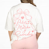 Pilates, Matcha y Corridos Oversized Tee