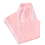 Pink w/White Wide Leg Pants