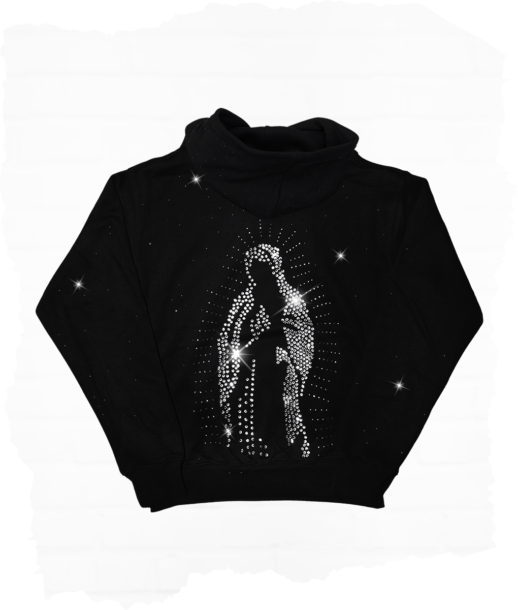 VIRGENCITA RHINESTONE HOODIE (unisex)
