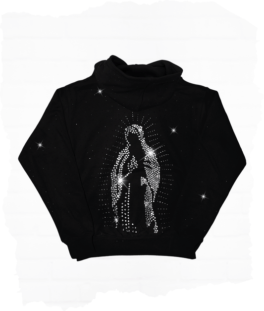 VIRGENCITA RHINESTONE HOODIE (unisex)
