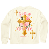 Si Dios Quiere Oversized Long Sleeve