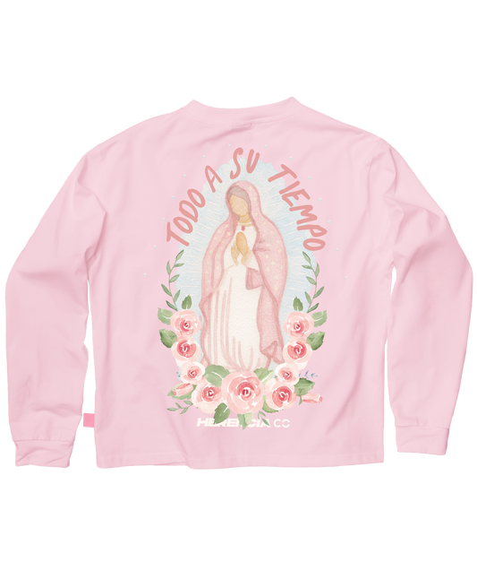 Todo A Su Tiempo Oversized Long Sleeve (PINK)