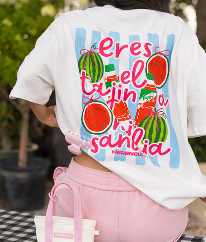 Eres El Tajin A Mi Sandia Oversized Tee