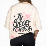 Tu Puedes Pendeja Oversized Tee