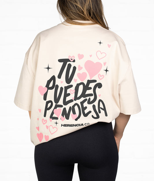 Tu Puedes Pendeja Oversized Tee