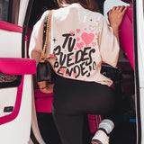 Tu Puedes Pendeja Oversized Tee