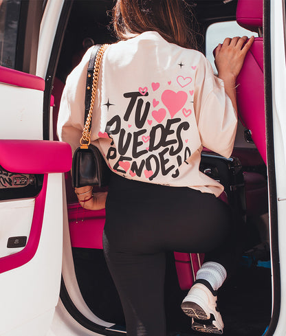 Tu Puedes Pendeja Oversized Tee