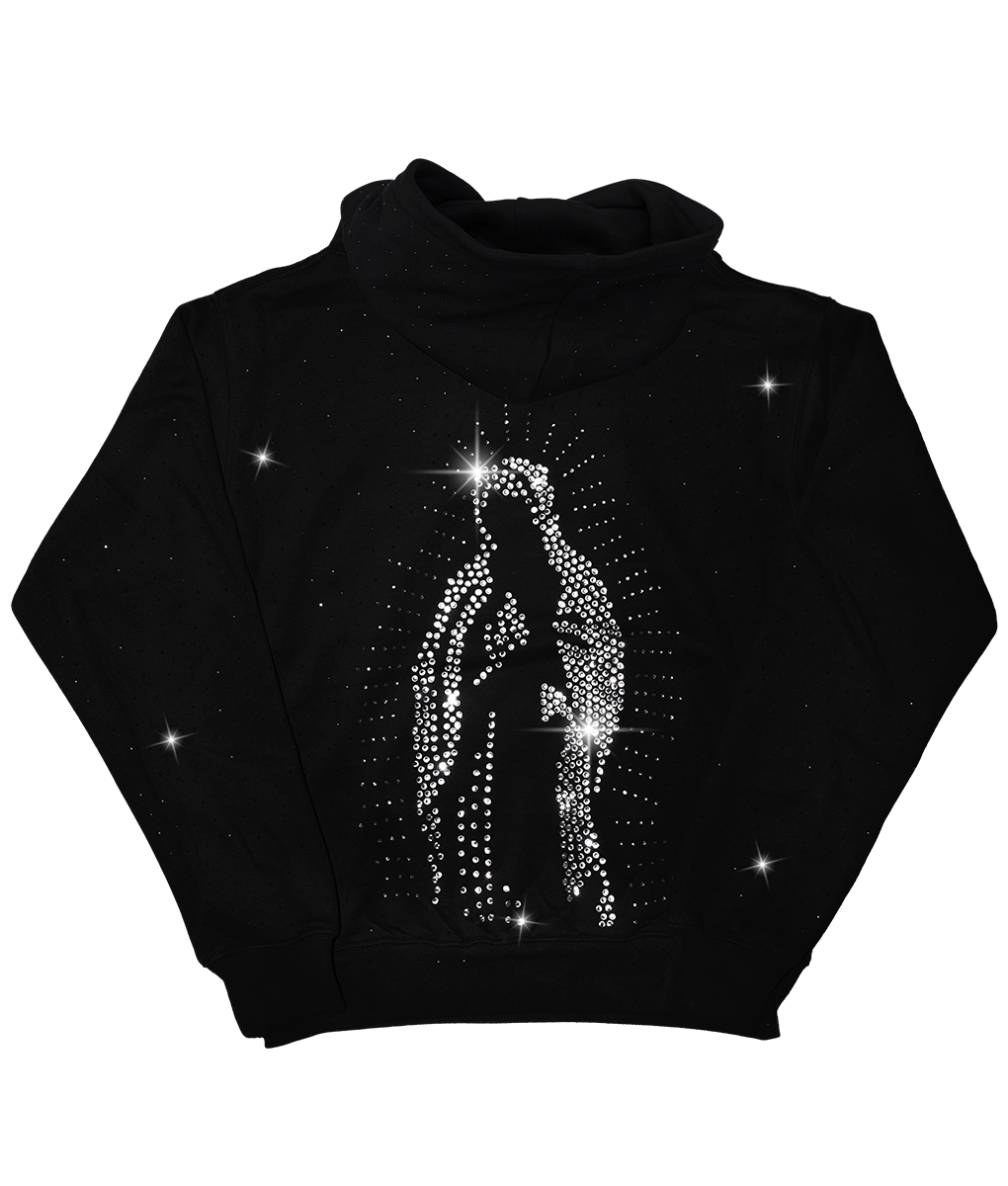 VIRGENCITA RHINESTONE HOODIE (unisex) – Herencia Clothing