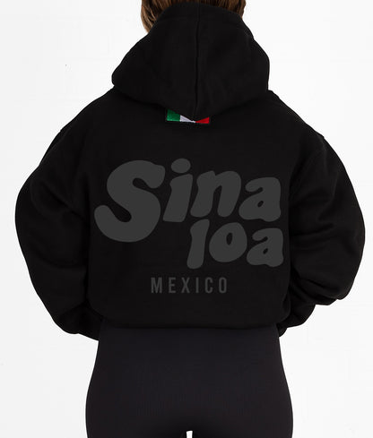 Black Puff State Hoodie