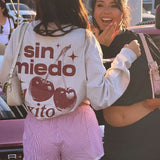JUST A CORRIDOS GIRLIE OVERSIZED LONG SLEEVE