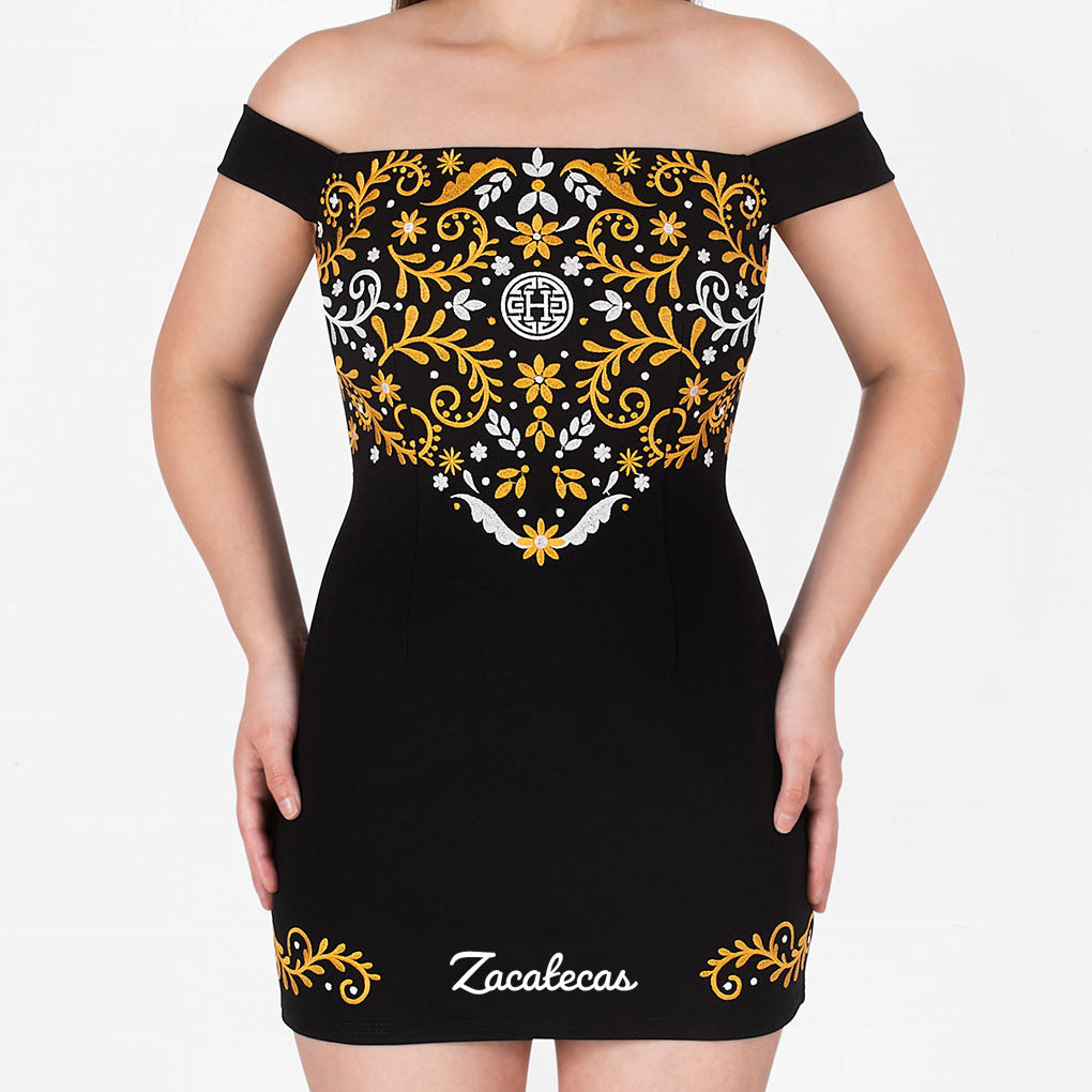 State Isabel Embroidered Dress