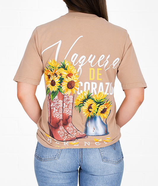 Vaquera De Corazon Short Sleeve Pocket Tee
