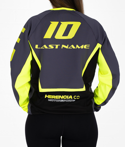 Neon Green Last Name Unisex Off-road Jersey