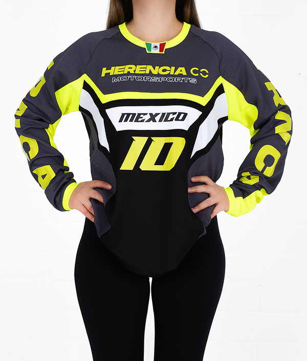 Neon Green Last Name Unisex Off-road Jersey