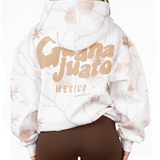 WHITE CAMO PUFF STATE HOODIE